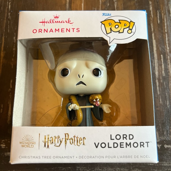 Hallmark Funko Pop Wizarding Harry Potter Lord Voldemort Christmas Ornament New - Picture 1 of 4